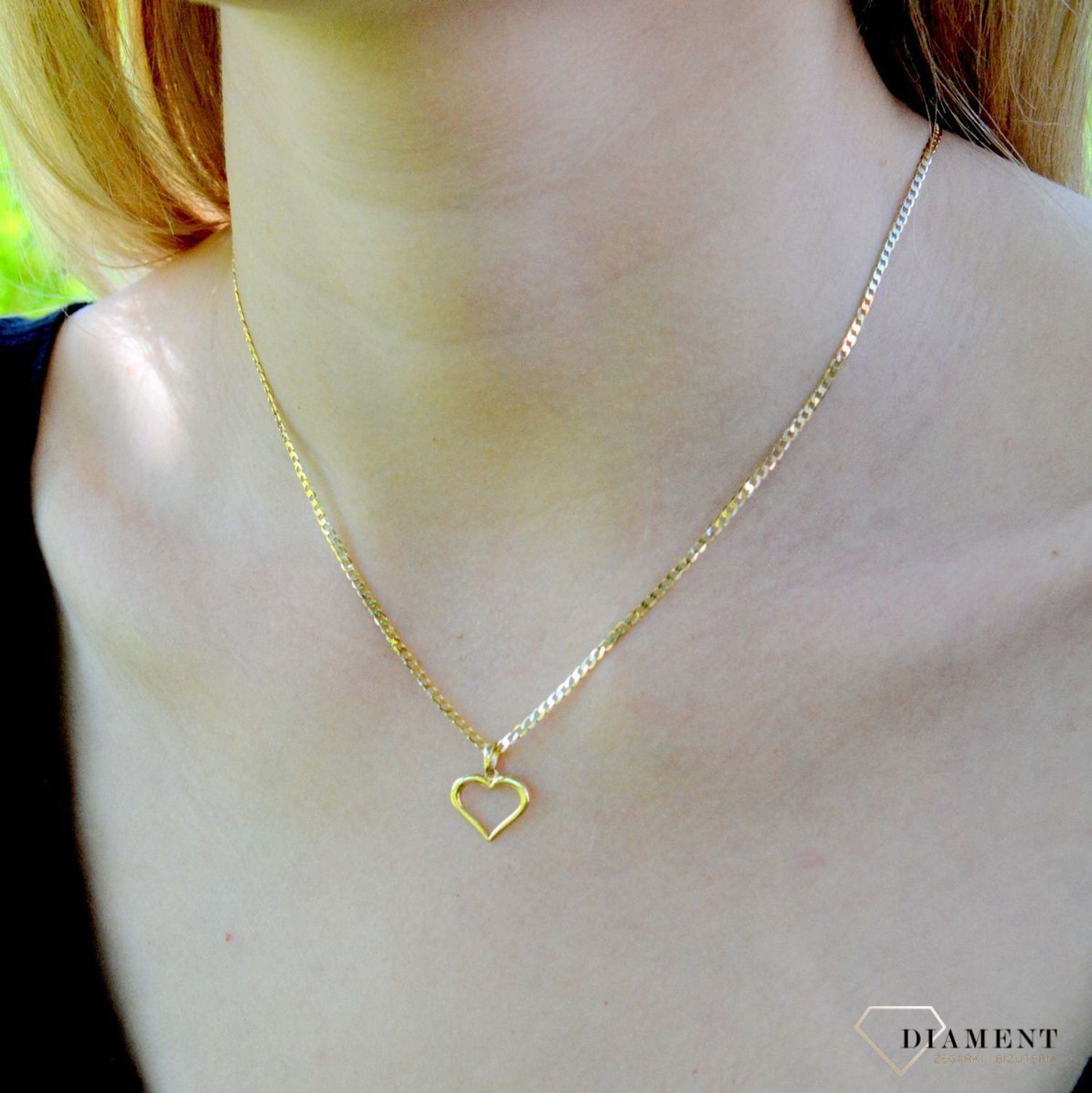 Zawieszka złota 585 delikatne serce DIA-ZAW-9776-585.jpg