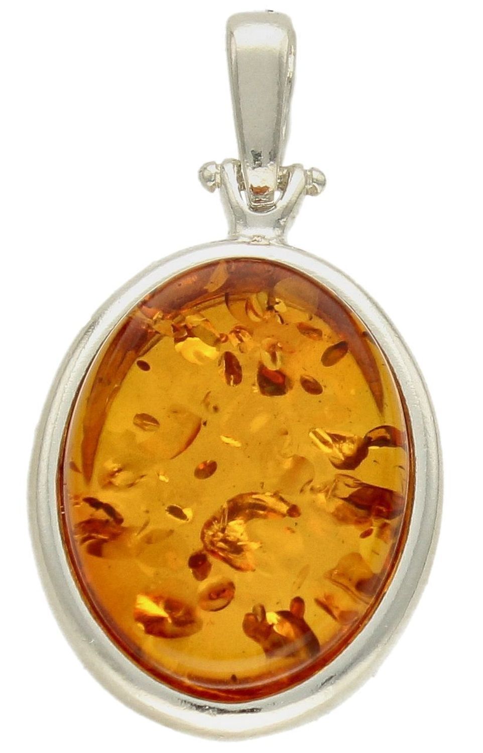 Srebrna zawieszka damska 925 z koniakowym bursztynem o owalnym kształcie DIA-ZAW-9879-925. Srebrna zawieszka z bursztynem na prezent. Srebrna zawieszka damska. Srebrna zawieszka z kamieniem.Srebrna zawieszka z konakowym burszt.jpg