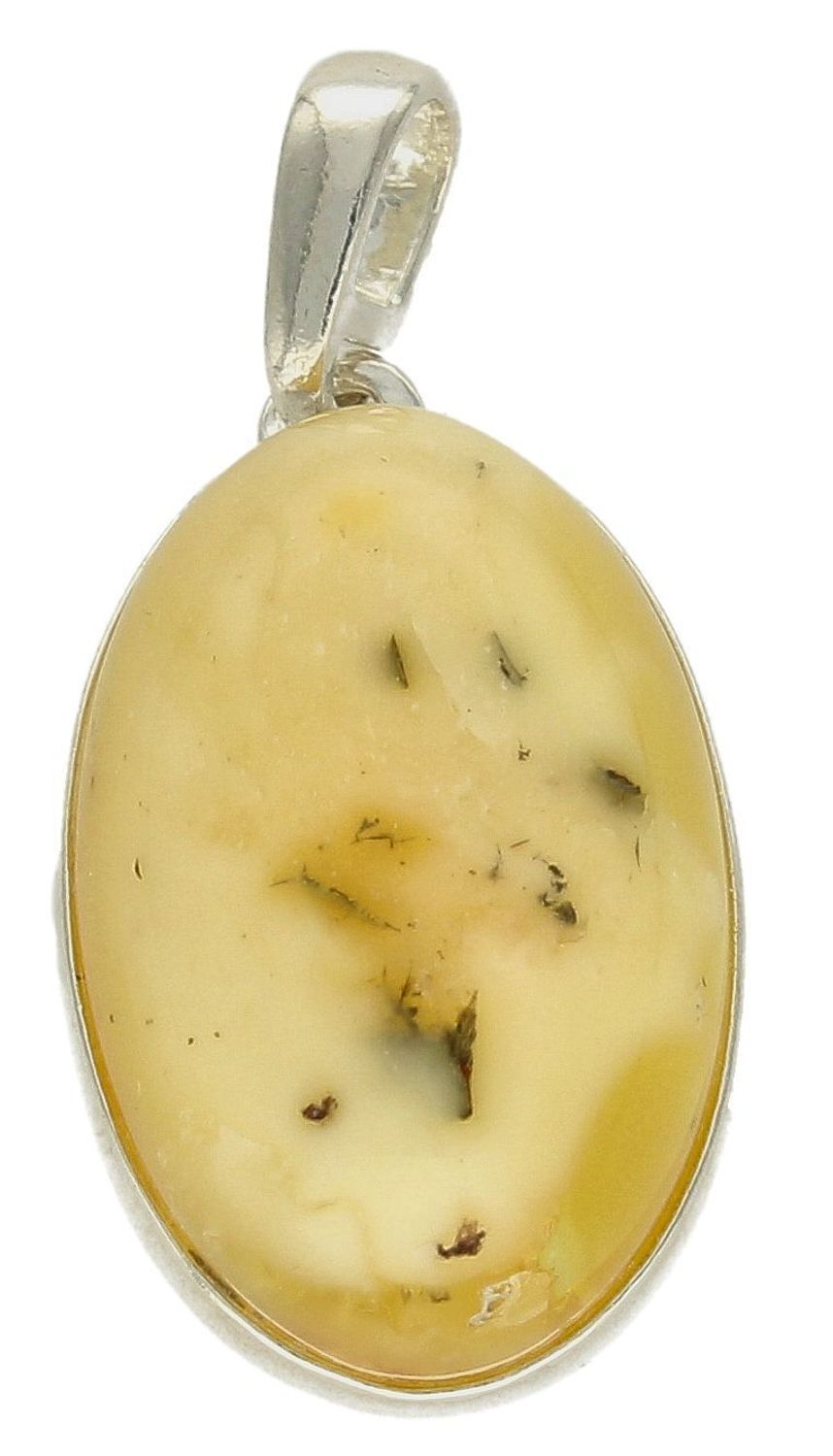Srebrna zawieszka damska z piaskowym bursztynem o owalnym kształcie DIA-ZAW-9905-925. Srebrna zawieszka damska. Srebrna zawieszka idealna na prezent. Zawieszka damska z kamieniem. Zawieszka srebrna damska z bursztynem bałtycki.jpg