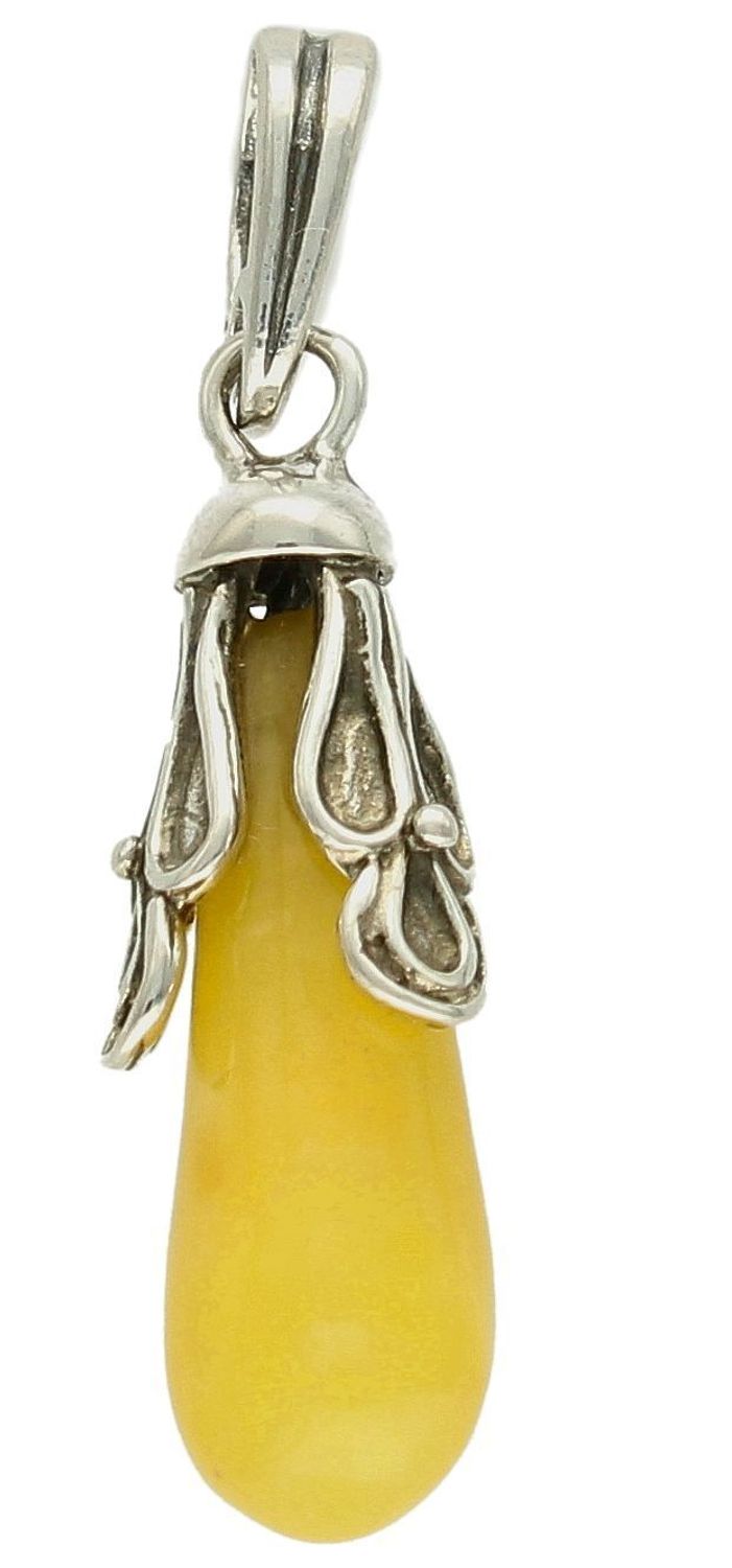 Srebrna zawieszka damska podłużna z mlecznym bursztynem DIA-ZAW-9909-925. Srebrna zawieszka damska. Srebrna zawieszka idealna na prezent. Zawieszka damska z kamieniem. Zawieszka srebrna damska z bursztynem bałtyckim..jpg