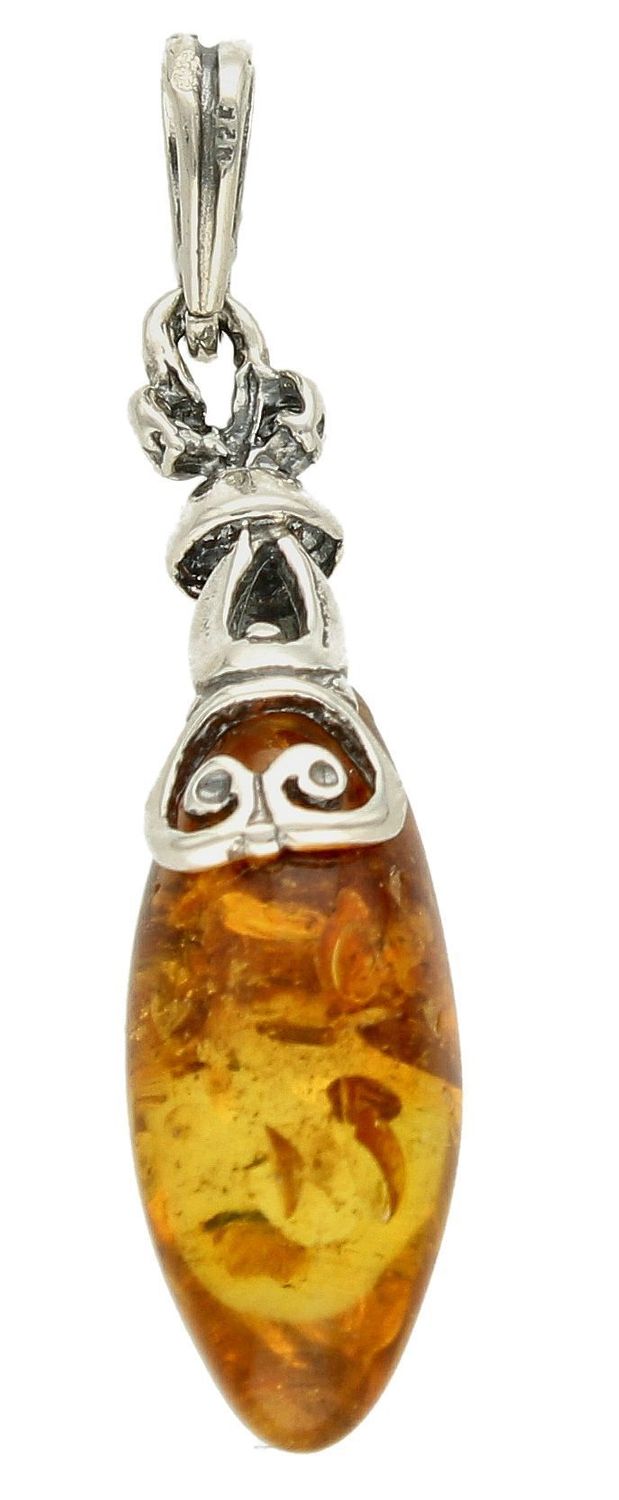 Srebrna zawieszka damska sopelek z miodowym bursztynem bałtyckim DIA-ZAW-9917-925. Srebrna zawieszka damska. Srebrna zawieszka idealna na prezent. Zawieszka damska z kamieniem. Zawieszka srebrna damska z bursztynem bałtyckim..jpg