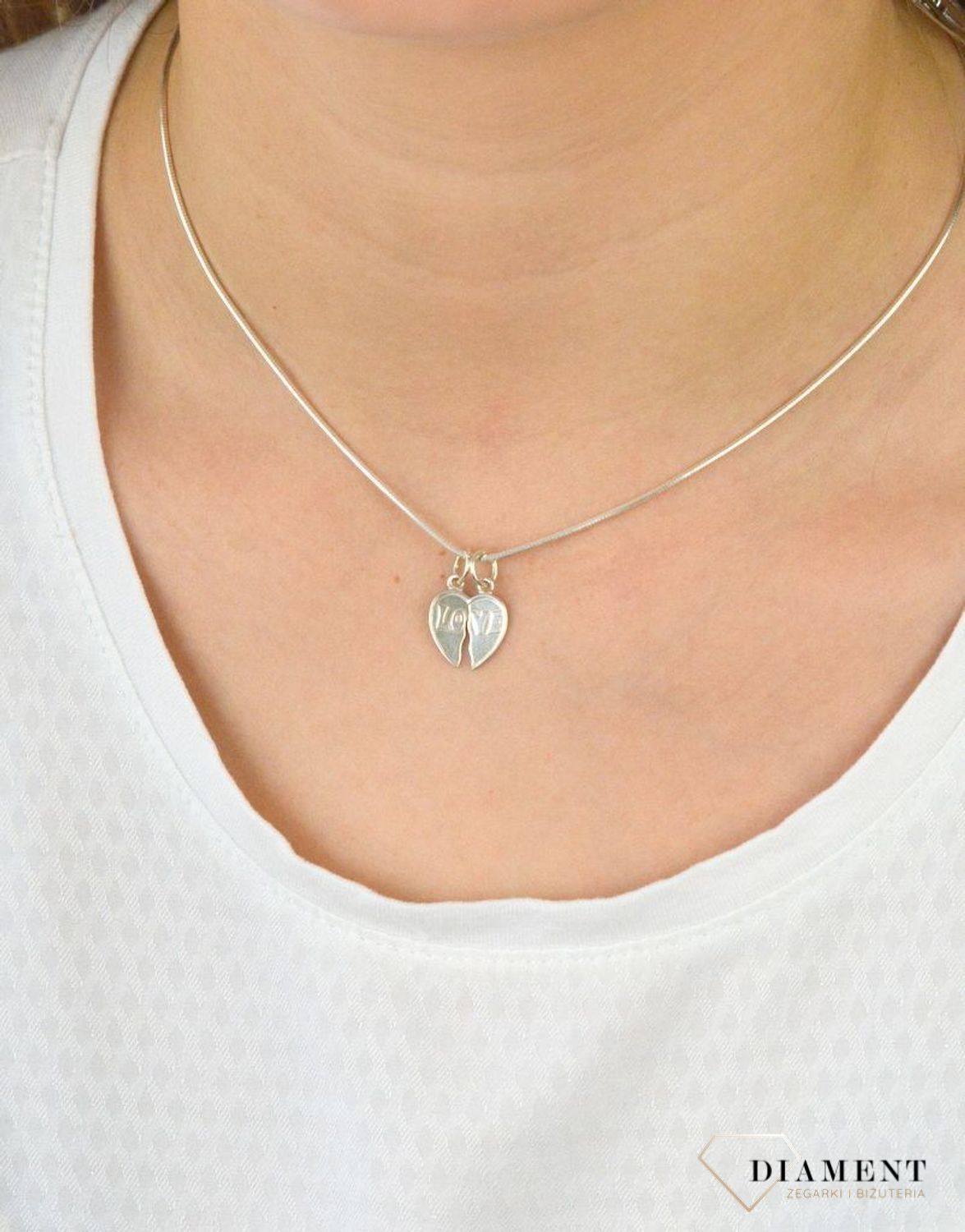 Zawieszka srebrna złamane serce dla dwojga DIA-ZAW-BFF1 (1).jpg