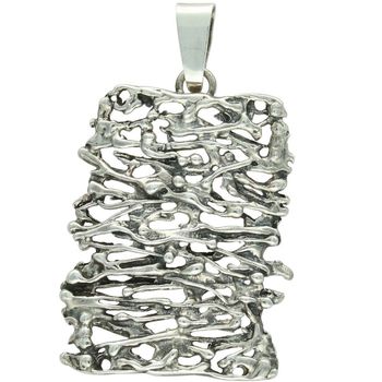 srebrna zawieszka damska, zawieszka prostokąt ażurowa, srebro próba 925, elegancka zawieszka damska, wisiorek ażurowy srebrny, prezent dla kobiety, 1.jpg