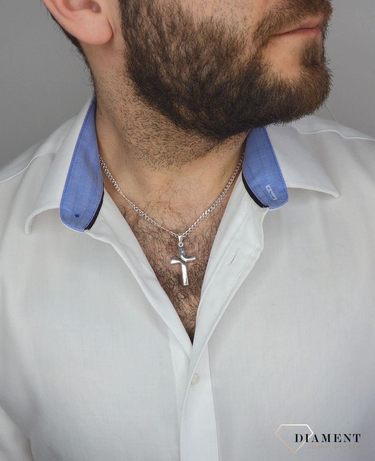 Zawieszka srebrna 925 krzyżyk gładki DIA-ZAW-CRAL0021-925.jpg