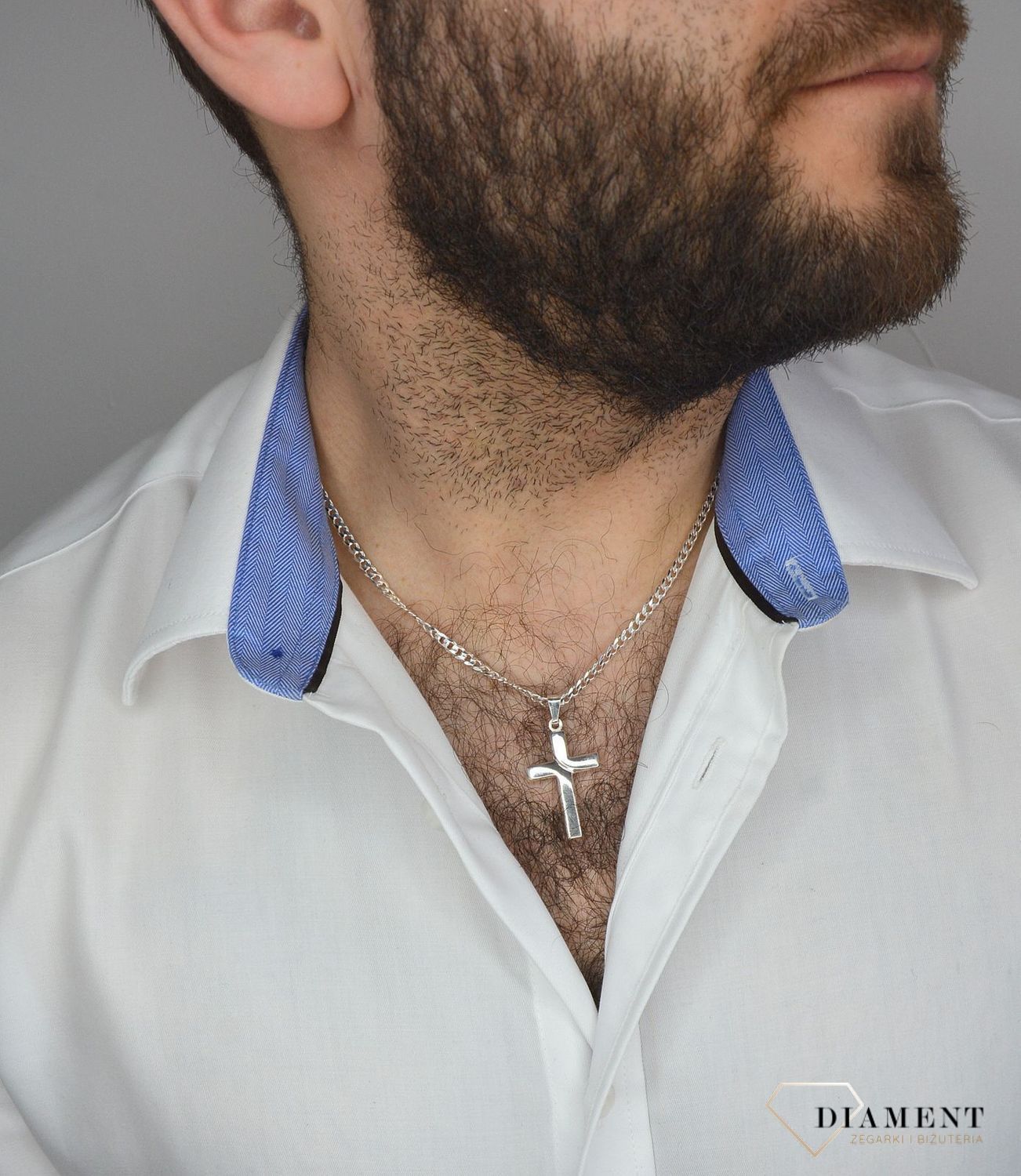 Zawieszka srebrna 925 krzyżyk gładki DIA-ZAW-CRAL0021-925.jpg