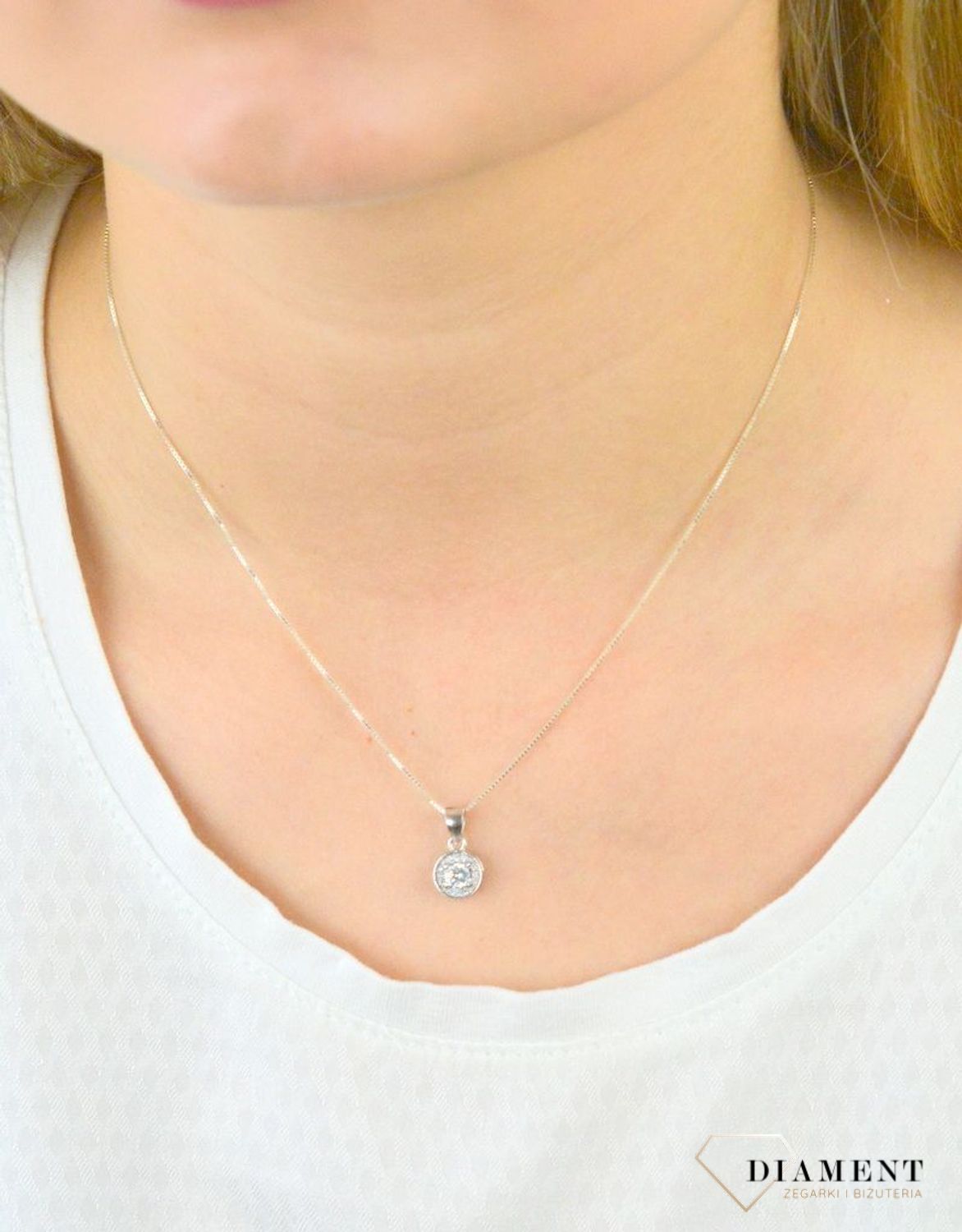 Zawieszka okrągła z cyrkonią 925 DIA-ZAW-CYRKONIE11-925..jpg