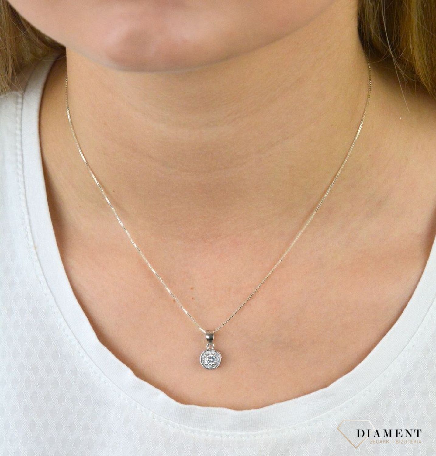 Zawieszka okrągła z cyrkonią 925 DIA-ZAW-CYRKONIE11-925..jpg