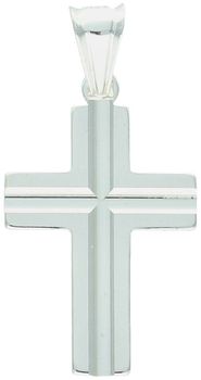 Srebrna zawieszka krzyżyk 925 – klasyczny krzyżyk na prezent religijny.jpg