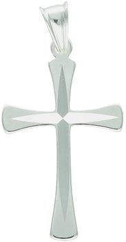 Męska zawieszka srebrna próby 925 w kształcie krzyża. Wymiary 3,2x1,7 cm, waga 1,00 g. Klasyczny i stylowy dodatek dla mężczyzn.1.jpg