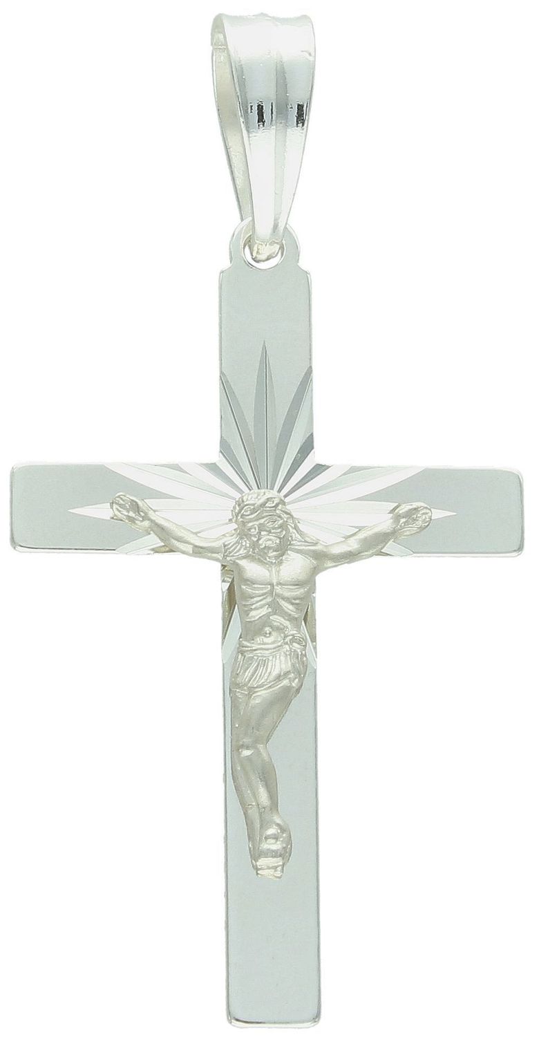 Duży srebrny krzyżyk męski z Jezusem – zawieszka 5,5 cm  Srebro 925.jpg