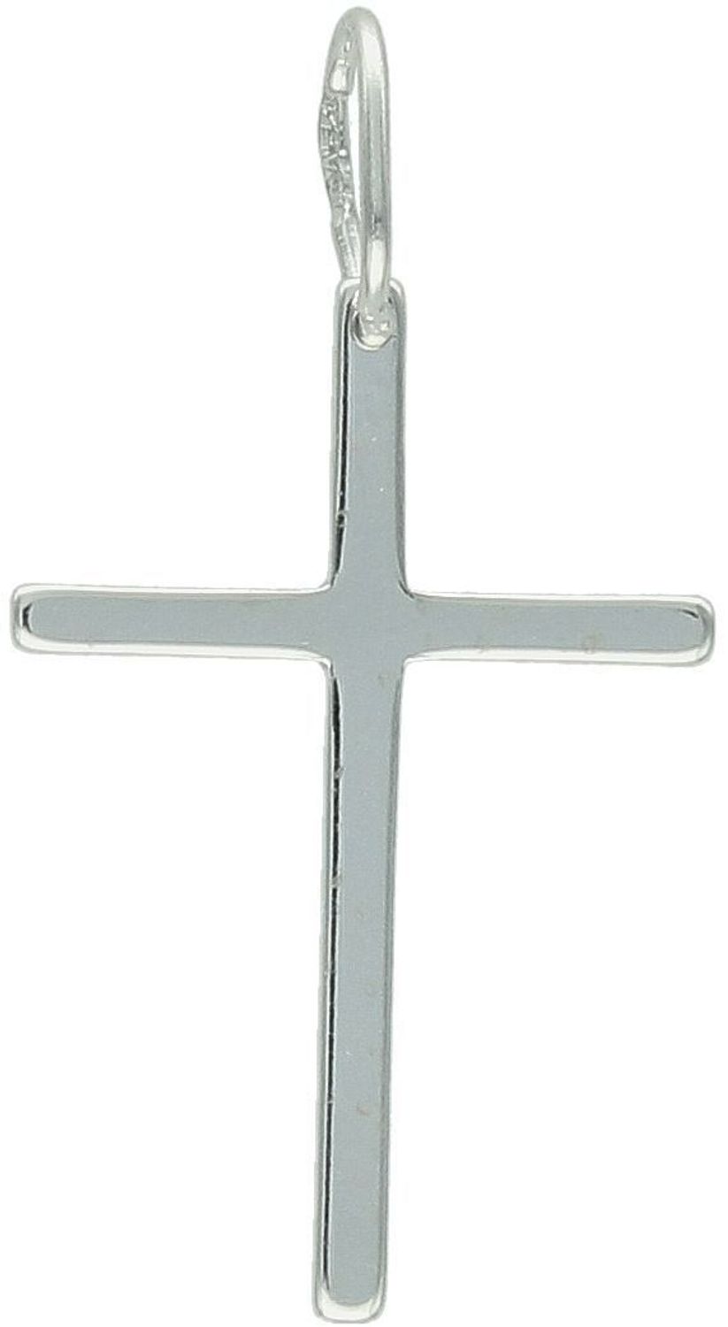 Zawieszka srebrna próby 925 w formie gładkiego krzyża. Wymiary 3,0x1,5 cm, waga 0,61 g. Klasyczny, minimalistyczny symbol wiary.1.jpg
