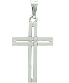 Elegancka zawieszka męska w kształcie krzyża ze srebra próby 925. Wyrazista forma, solidna waga, klasyczny motyw biżuterii.1.jpg