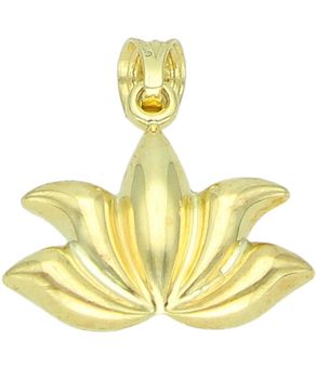 Złota zawieszka Kwiat Lotosu 375 – elegancka zawieszka symbol harmonii i piękna 16 mm.jpg