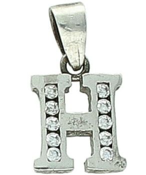 Srebrna zawieszka literka H z cyrkoniami 925 – mała zawieszka z inicjałem h.jpg