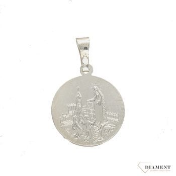 Zawieszka srebrna medalik 'matka Boża Fatimska' DIA-ZAW-M-078-925 (2).jpg