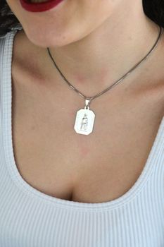 Medalik srebrny AG 925 Święty Peregryn  MED10 (1).jpg