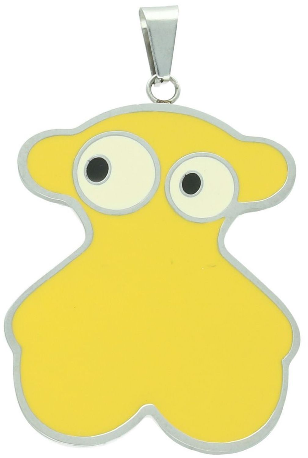 Zawieszka damska stalowa żółty Misiu 'Tuos' DIA-ZAW-MIS-ZOLTY-ZLOTO-STAL.  Biżuteria z misiami jak. Duża zawieszka miś. Biżuteria stalowa. Idealny pomysł na prezent.1.jpg