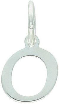 Srebrna zawieszka 925 w kształcie litery O. Wymiary 1,5x0,8 cm, waga 0,42 g. Subtelna biżuteria o spersonalizowanym charakterze – idealna na prezent.1.jpg