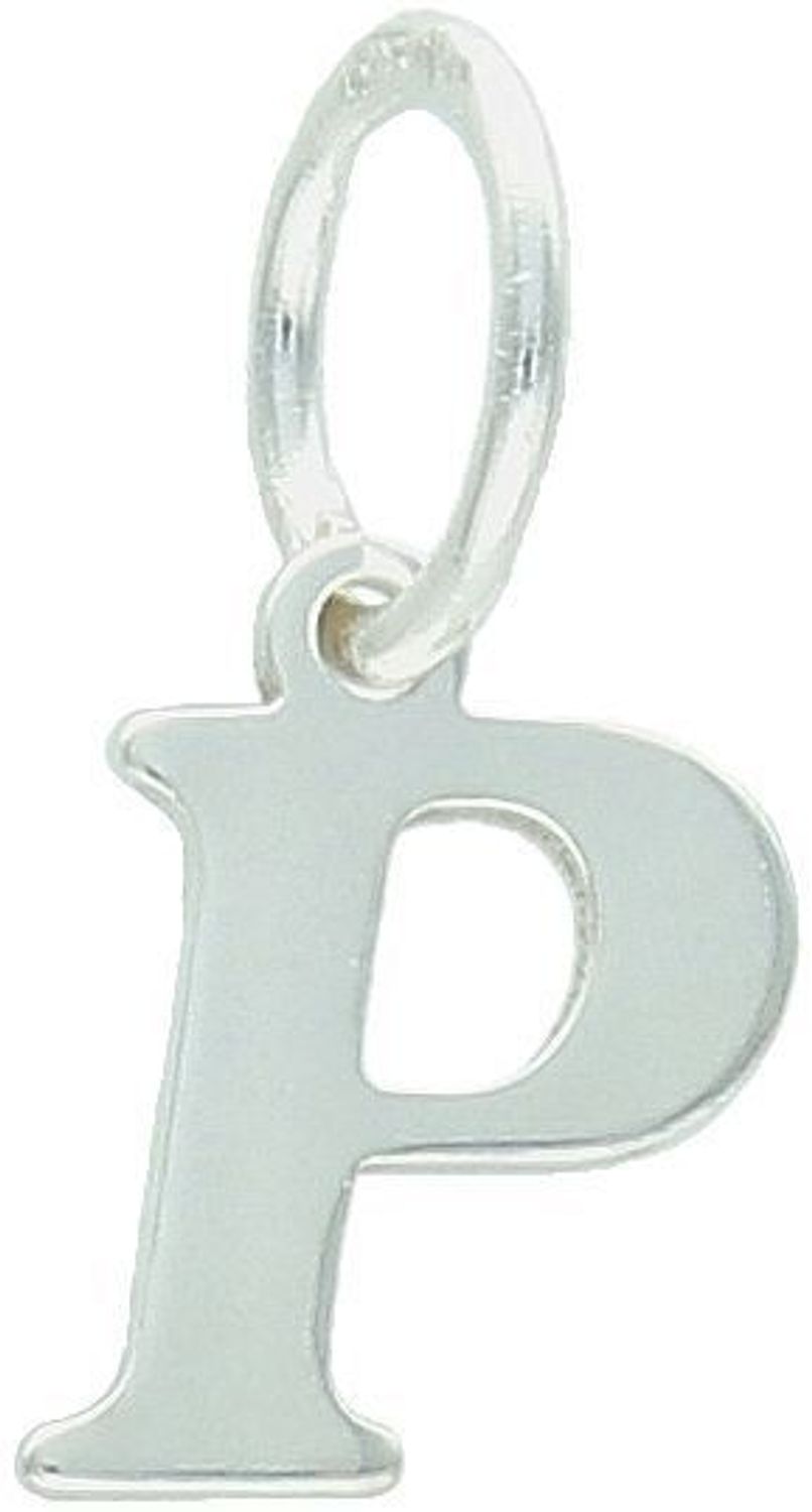 Srebrna zawieszka literka P – srebro 925  Symboliczna biżuteria.jpg
