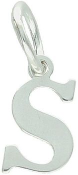 Zawieszka srebrna 925 z literką S. Wymiary 1,5 cm x 6 mm, waga 0,38 g. Minimalistyczna, osobista biżuteria – idealna na prezent lub do łańcuszka.1.jpg