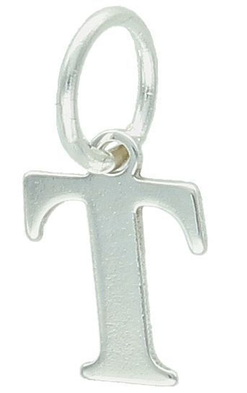 Zawieszka damska ze srebra 925 w kształcie litery T. Długość 1,5 cm, waga 0,38 g. Stylowa, symboliczna i idealna do personalizowanej biżuterii.1.jpg