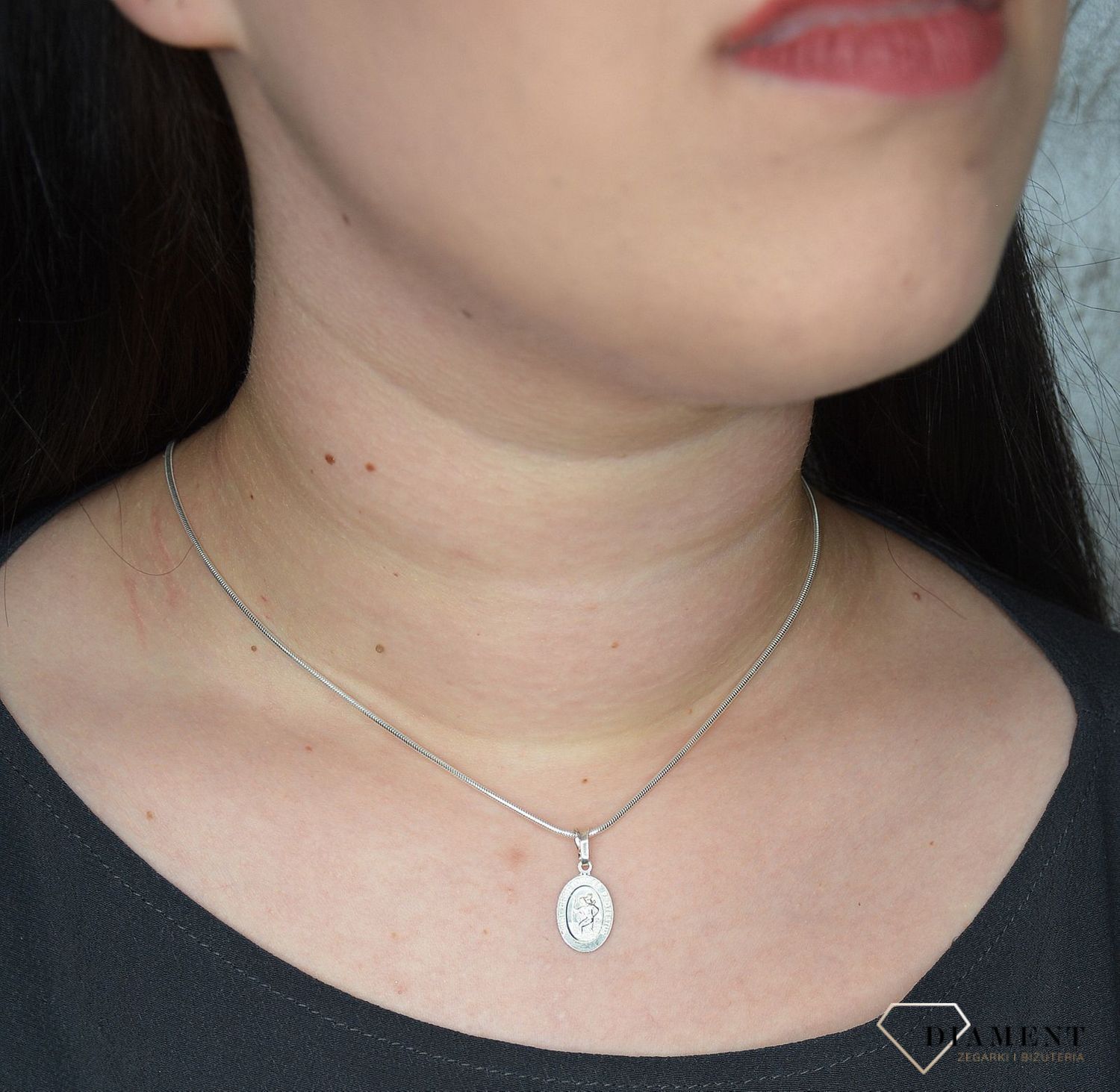 Zawieszka srebrna medalik Święty Krzysztof DIA-ZAW-MMAL0170S-925.jpg