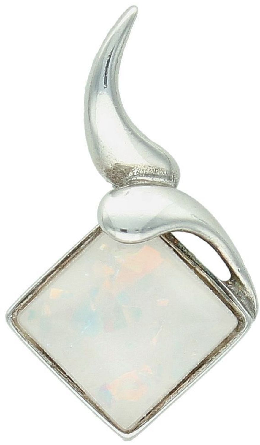 Zawieszka damska srebrna próba 925, opal syntetyczny DIA-ZAW-OPAL1-925 Elegancka zawieszka srebrna z opalem syntetycznym, wykonana ze srebra próby 925 1.jpg