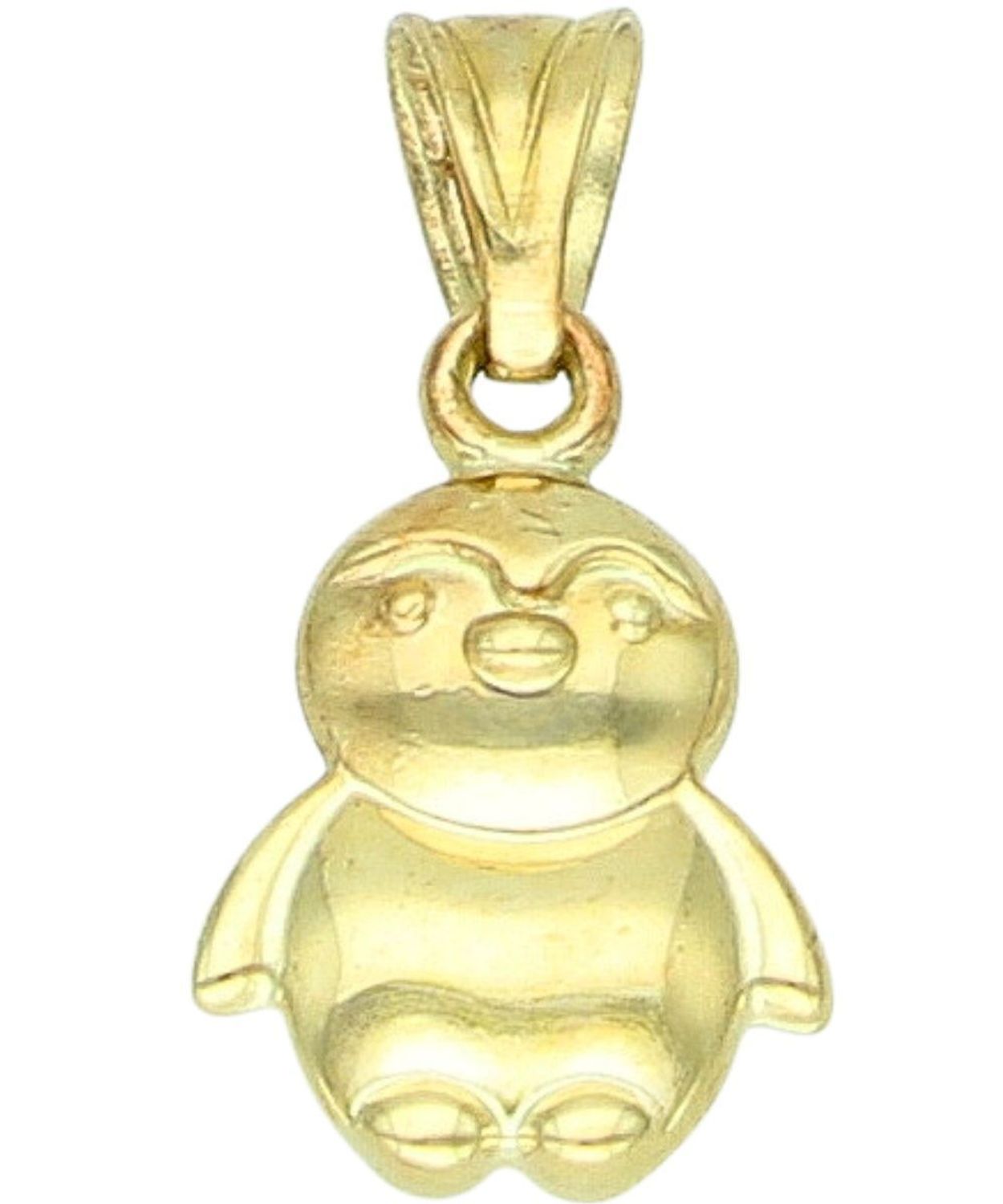 Złota zawieszka Pingwinek 375 – urocza zawieszka 16 mm.jpg