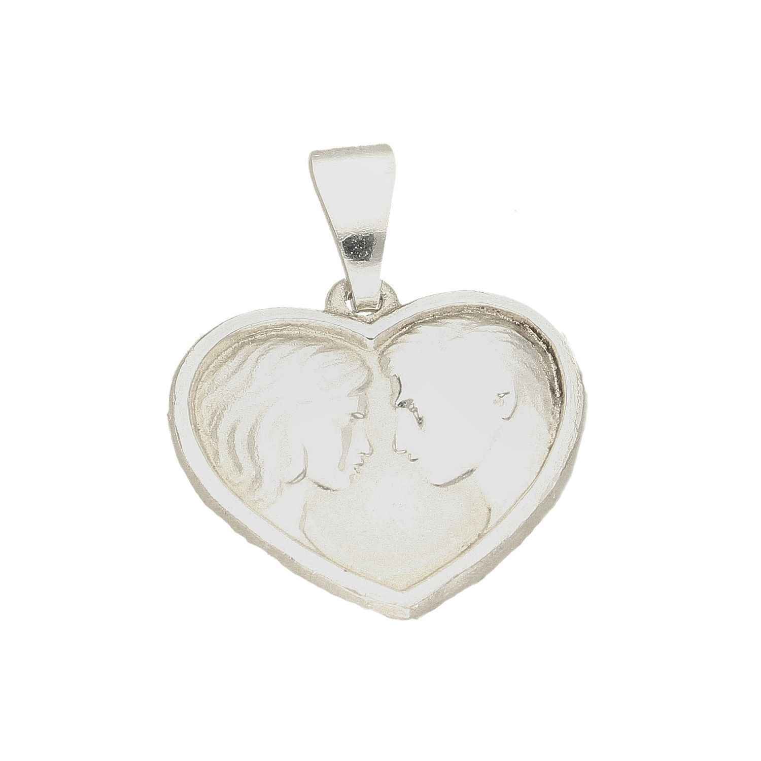 Srebrna zawieszka serce 'Para ukochanych' DIA-ZAW-SERCE2.jpg