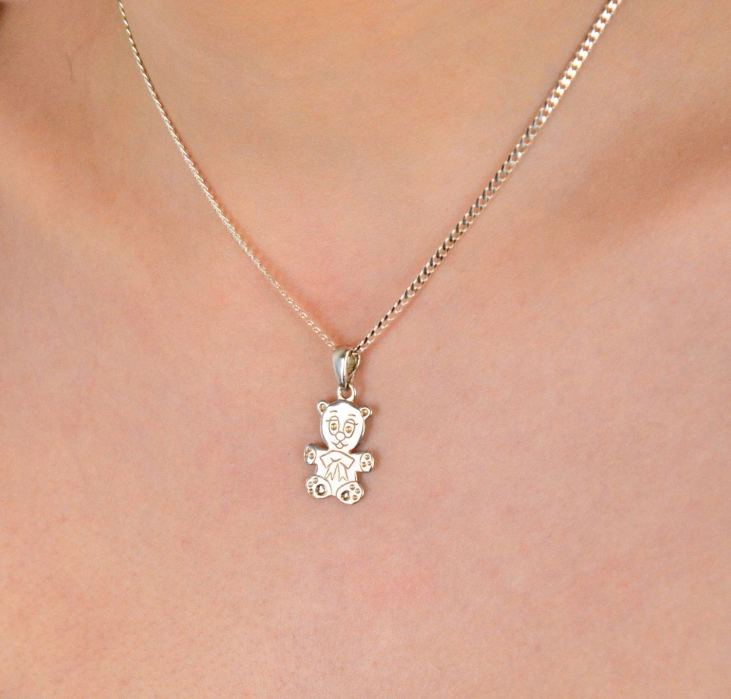 Zawieszka srebra Miś DIA-ZAW-SP197S-925 srebro 925.jpg