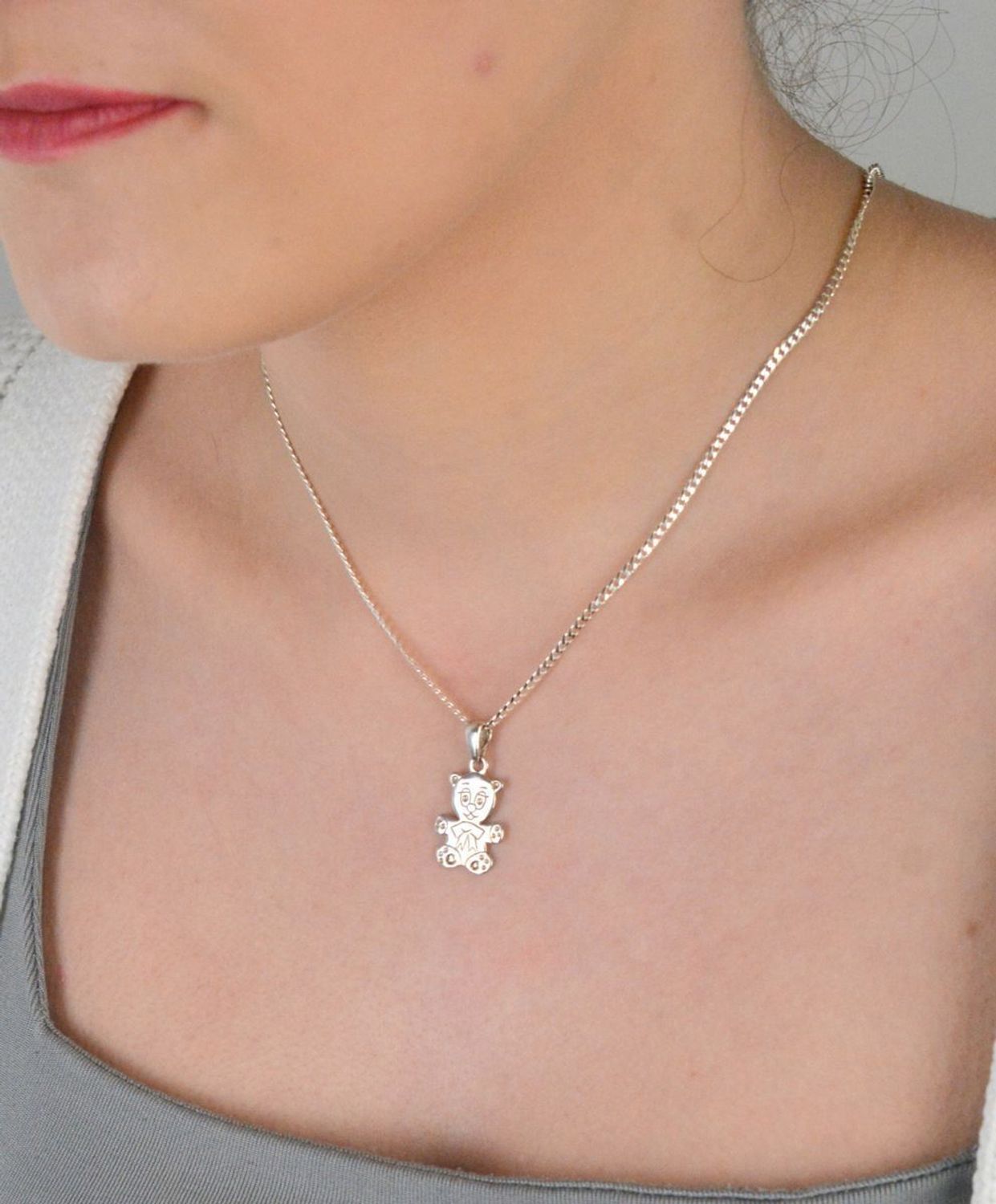 Zawieszka srebra Miś DIA-ZAW-SP197S-925 srebro 925.jpg