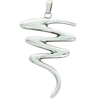 Nowoczesna srebrna zawieszka próby 925 w geometrycznym kształcie zygzaka. Wyrazisty design, duży rozmiar, idealna do stylowych zestawów.1.jpg