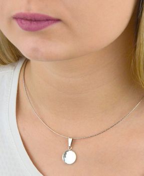 Srebrna zawieszka 925 Kryształ Swarovski Crystal DIA-ZAW-SWAROVSKI1. Elegancka srebrna zawieszka ozdobiona kryształem Swarovskiego. Na prezent. Zawieszka z białym kryształem (1).JPG