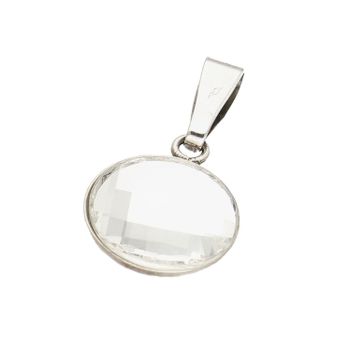 Srebrna zawieszka 925 Kryształ Swarovski Crystal DIA-ZAW-SWAROVSKI1. Elegancka srebrna zawieszka ozdobiona kryształem Swarovskiego. Na prezent. Zawieszka z białym kryształem..jpg