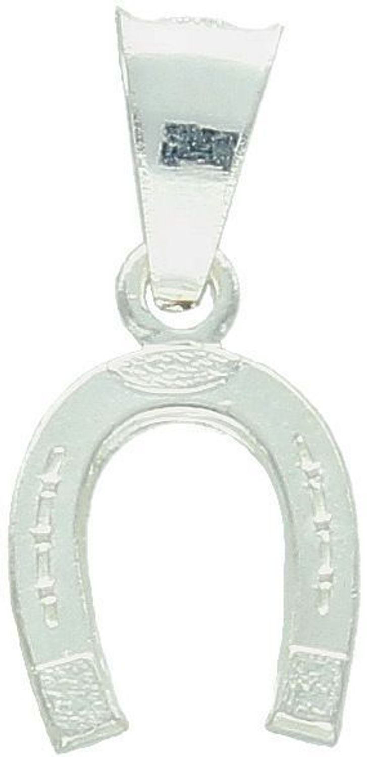 Zawieszka damska srebrna próby 925 w kształcie podkowy. Wymiary 1,6x0,7 cm, waga 0,40 g. Subtelny symbol szczęścia i ochrony.1.jpg