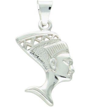 Zawieszka damska ze srebra próby 925 w kształcie głowy faraona. Solidna forma, artystyczny detal, elegancka i wyrazista biżuteria.1.jpg