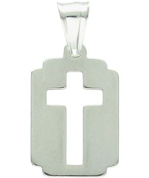 Srebrna zawieszka damska z wyciętym krzyżem AG 925  DIA-ZAW-W300-925 Ag.jpg