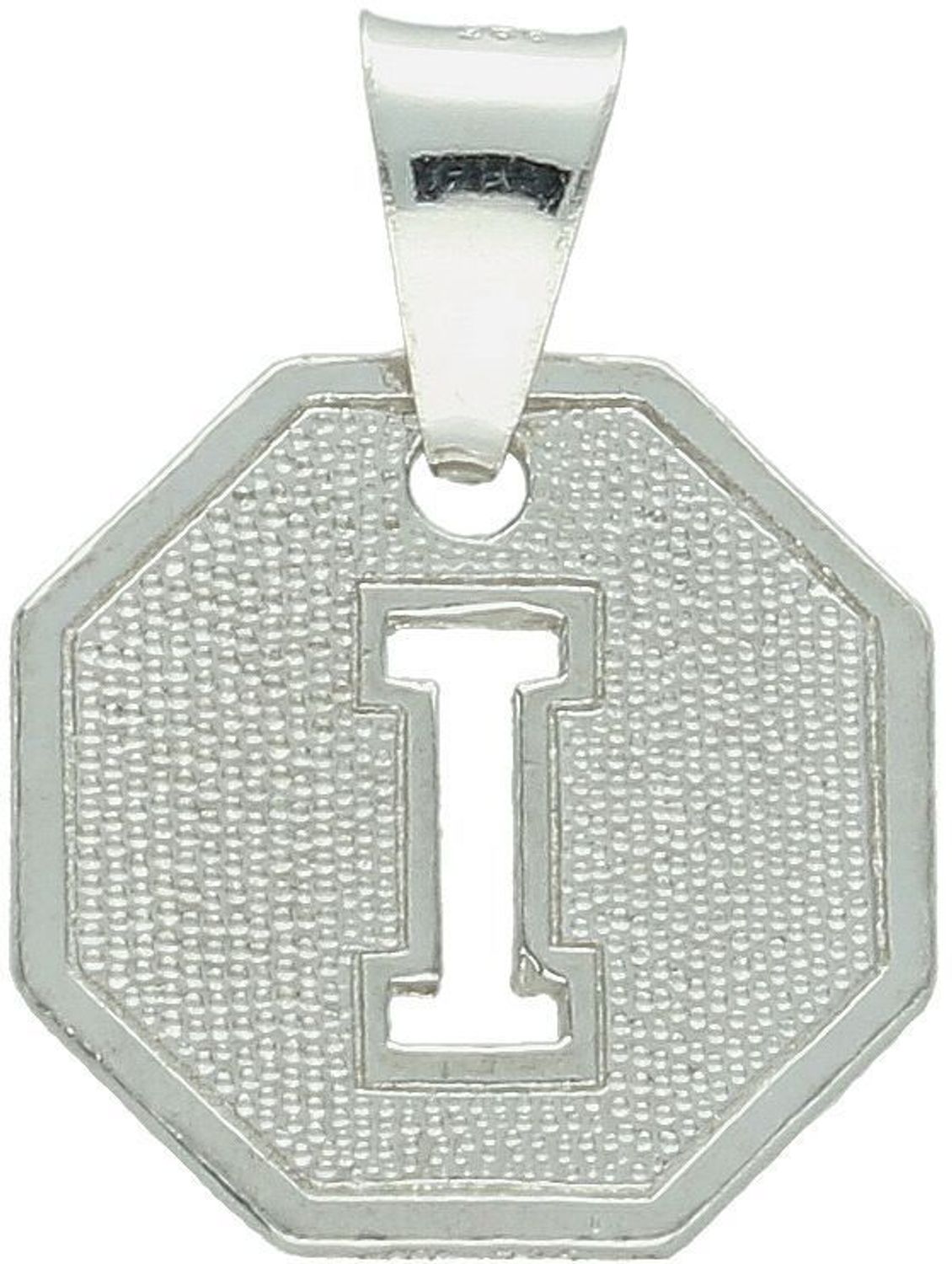 Zawieszka z literką I wykonana ze srebra próby 925. Waga 2,01 g, wymiary 2,0 x 1,5 cm. Idealna jako prezent lub osobisty dodatek do codziennej stylizacji. Sprawdź!1.jpg