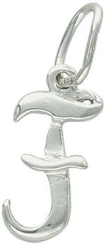 Zawieszka srebrna 925 z literką F, długość 1,7 cm, szerokość 6 mm, waga 0,33 g. Subtelna, elegancka i personalizowana biżuteria. Model DIA-ZAW-W324R-F-925.1.jpg