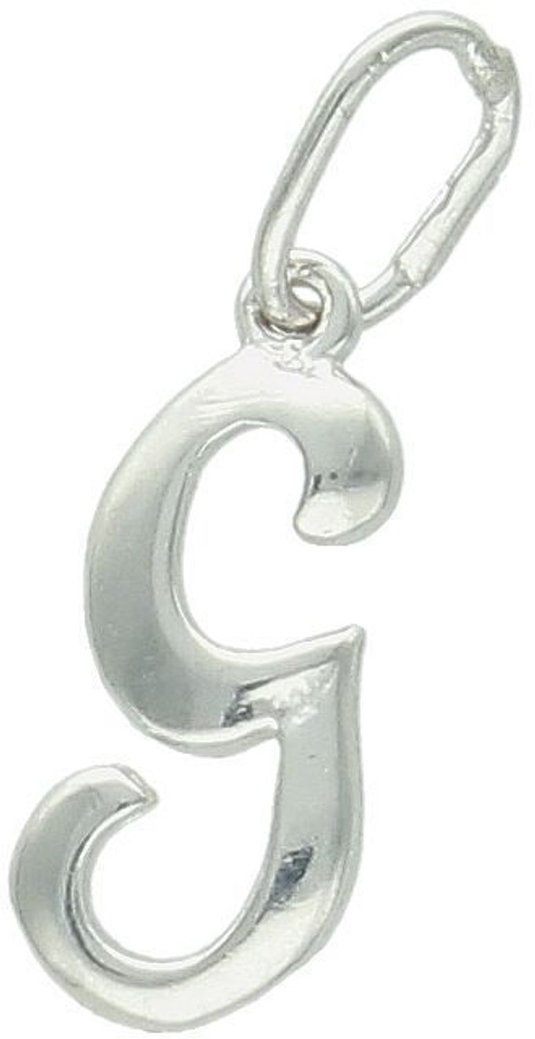 Zawieszka srebrna 925 z literką G, długość 2,0 cm, szerokość 6 mm, waga 0,33 g. Elegancka i minimalistyczna biżuteria personalizowana. Model DIA-ZAW-W324R-G-925.1.jpg