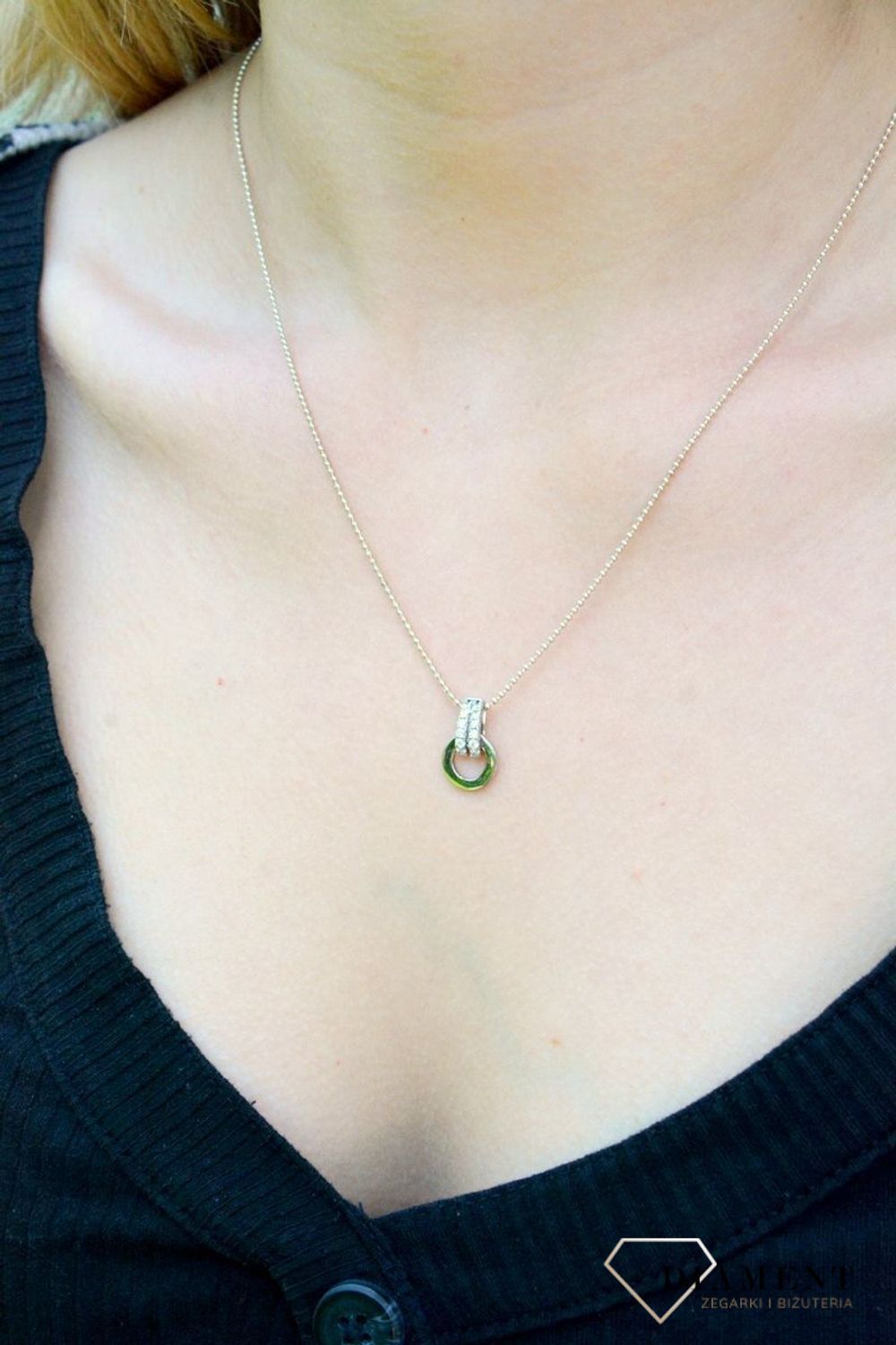 Srebrna zawieszka kółeczko z cyrkoniami DIA-ZAW-Z3FF030d.jpg