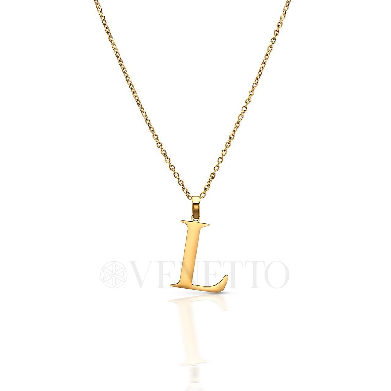 Stalowa zawieszka pozłacana Literka L 2,5 cm DIA-ZAW-ZL10819-STAL..JPEG