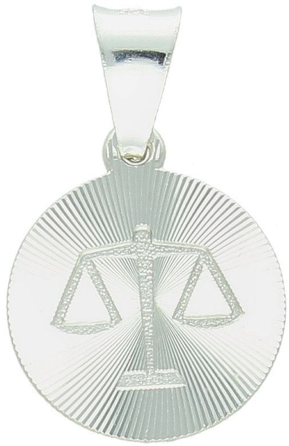 Zawieszka srebrna próby 925 z symbolem znaku Waga. Wymiary 2,2x1,4 cm, waga 1,70 g. Osobista i symboliczna biżuteria astrologiczna.1.jpg