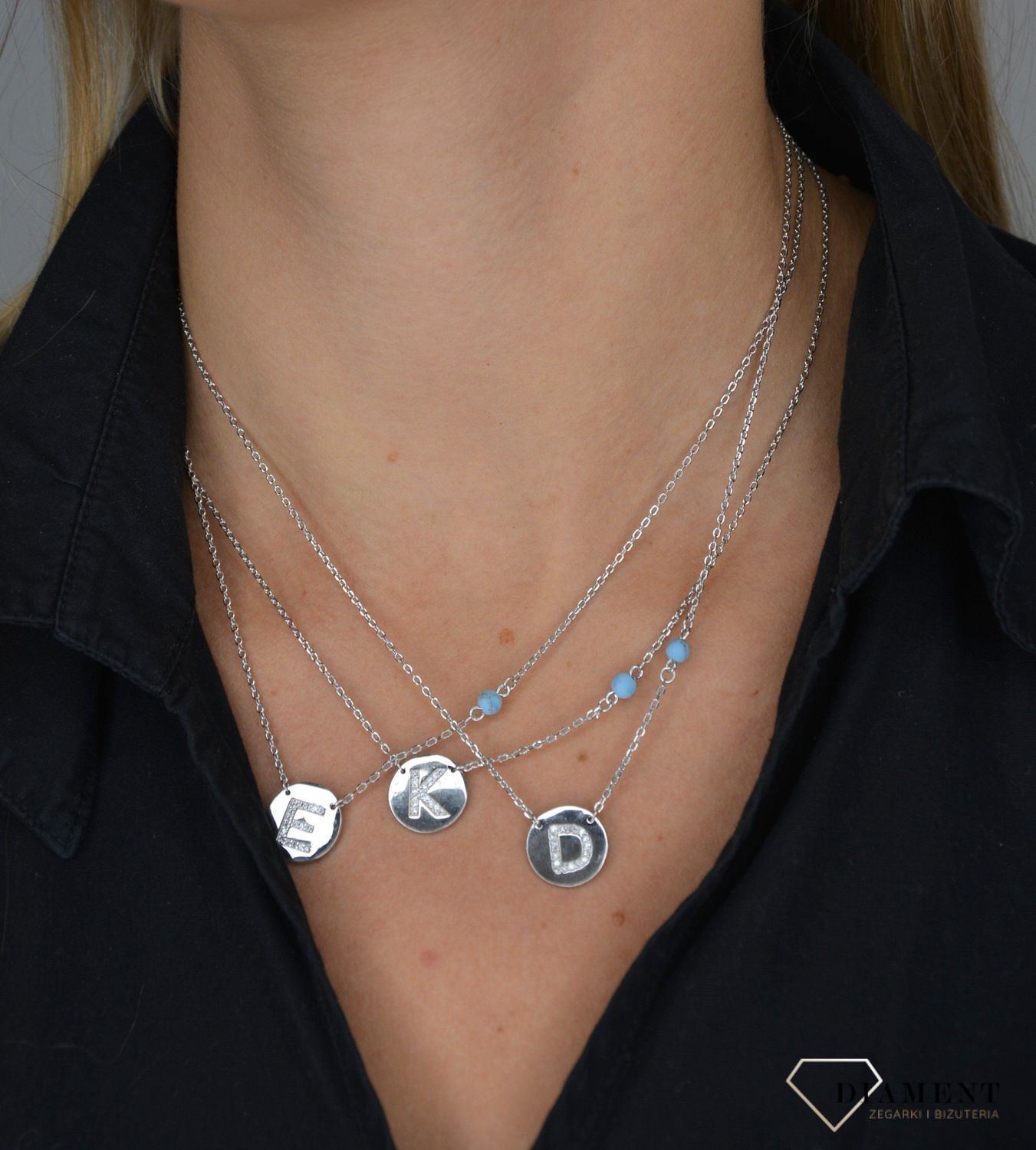 Naszyjnik srebrny z literką B w kółku DIA-ZAW-literkaB-925-kółko.jpg