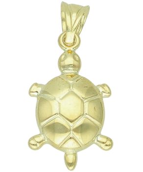Złota zawieszka Żółw 375 – zawieszka dla miłośniczki zwierząt 20 mm.jpg