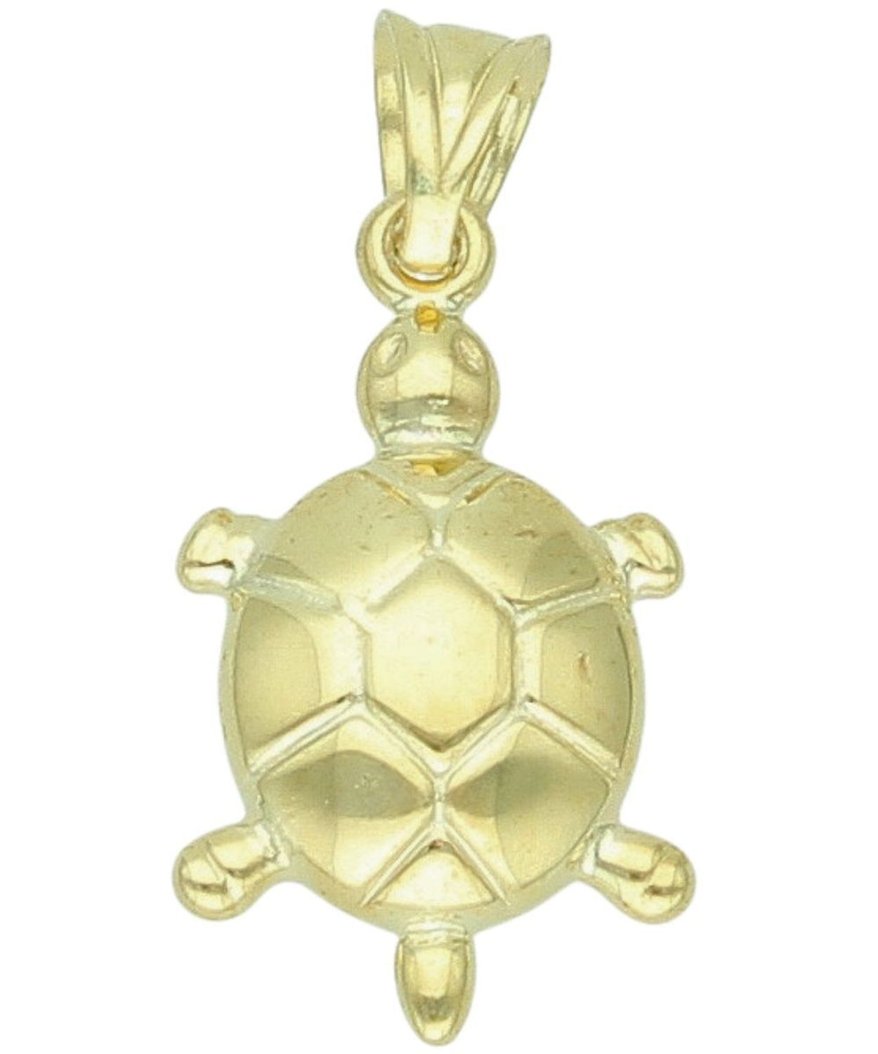 Złota zawieszka Żółw 375 – zawieszka dla miłośniczki zwierząt 20 mm.jpg