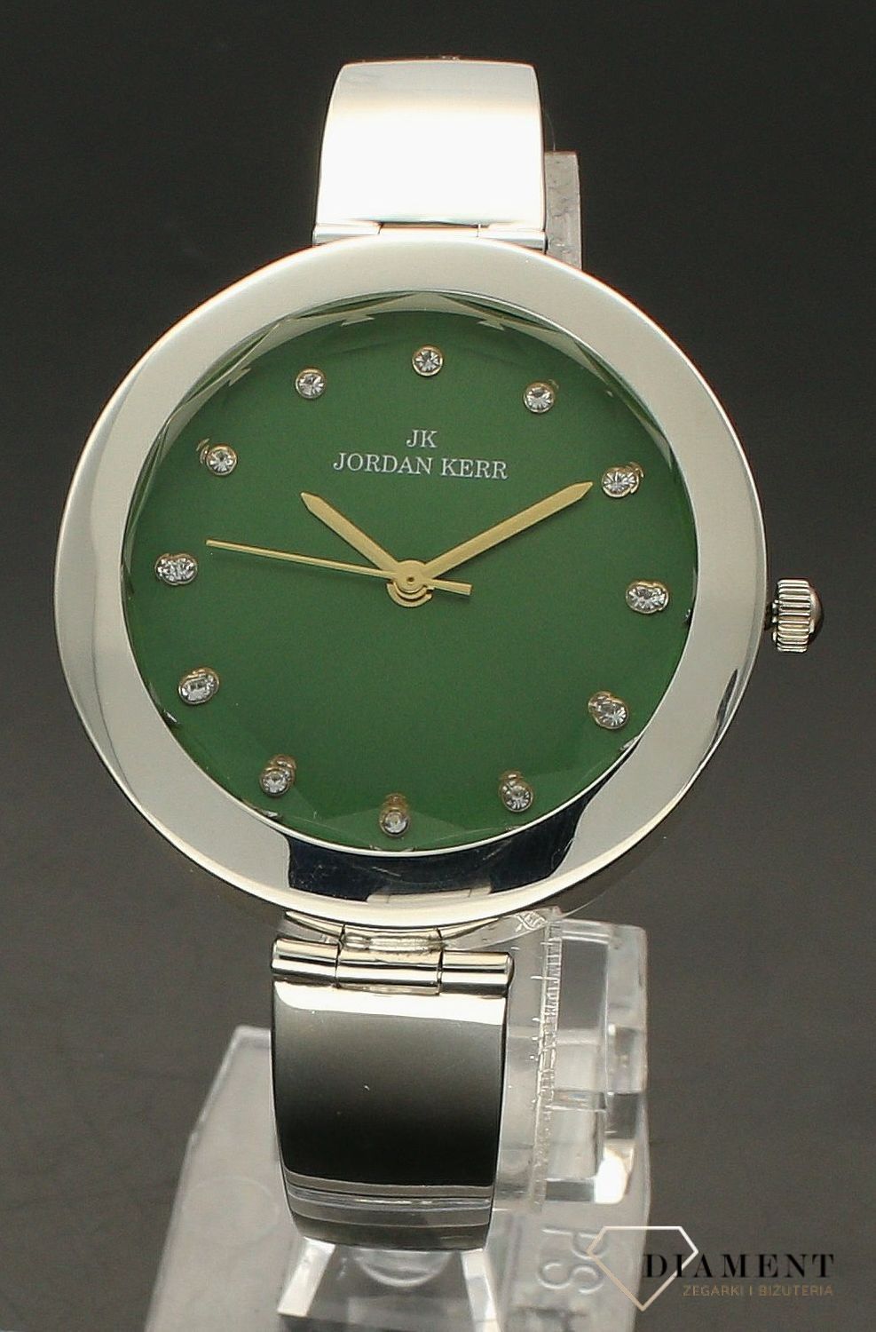 Zegarek damski srebrny sztywna bransoleta DIA-ZEG-10925-925.  Srebrny zegarek damski. Zegarek srebrny damski próby 925. Zegarek srebrny biżuteryjny. Damski zegarek srebrny na prezent (4).jpg