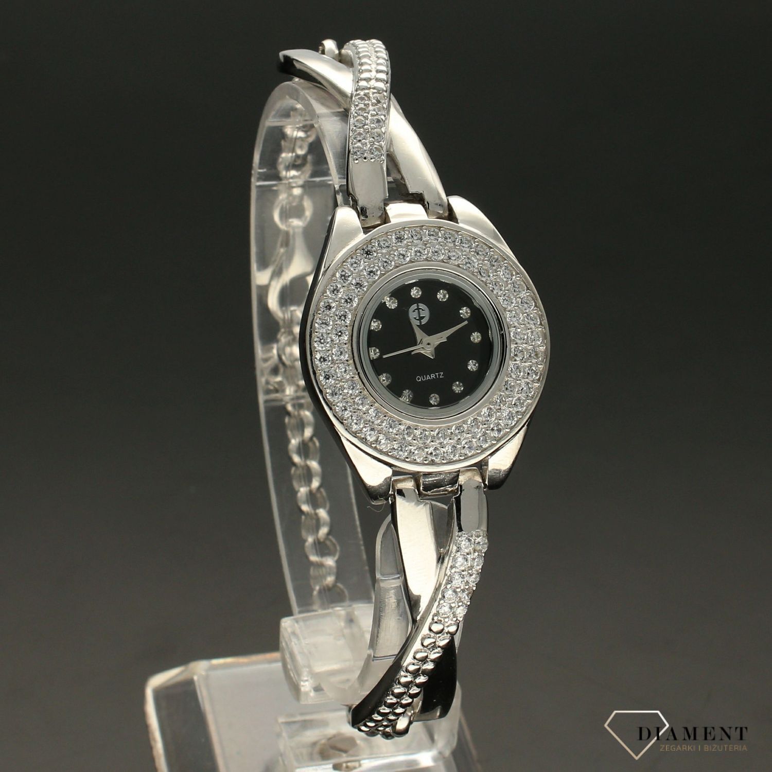 Zegarek srebrny damski 'Elegancja i blask' DIA-ZEG-1348-925 DIA-ZEG-1348-925 (1).jpg
