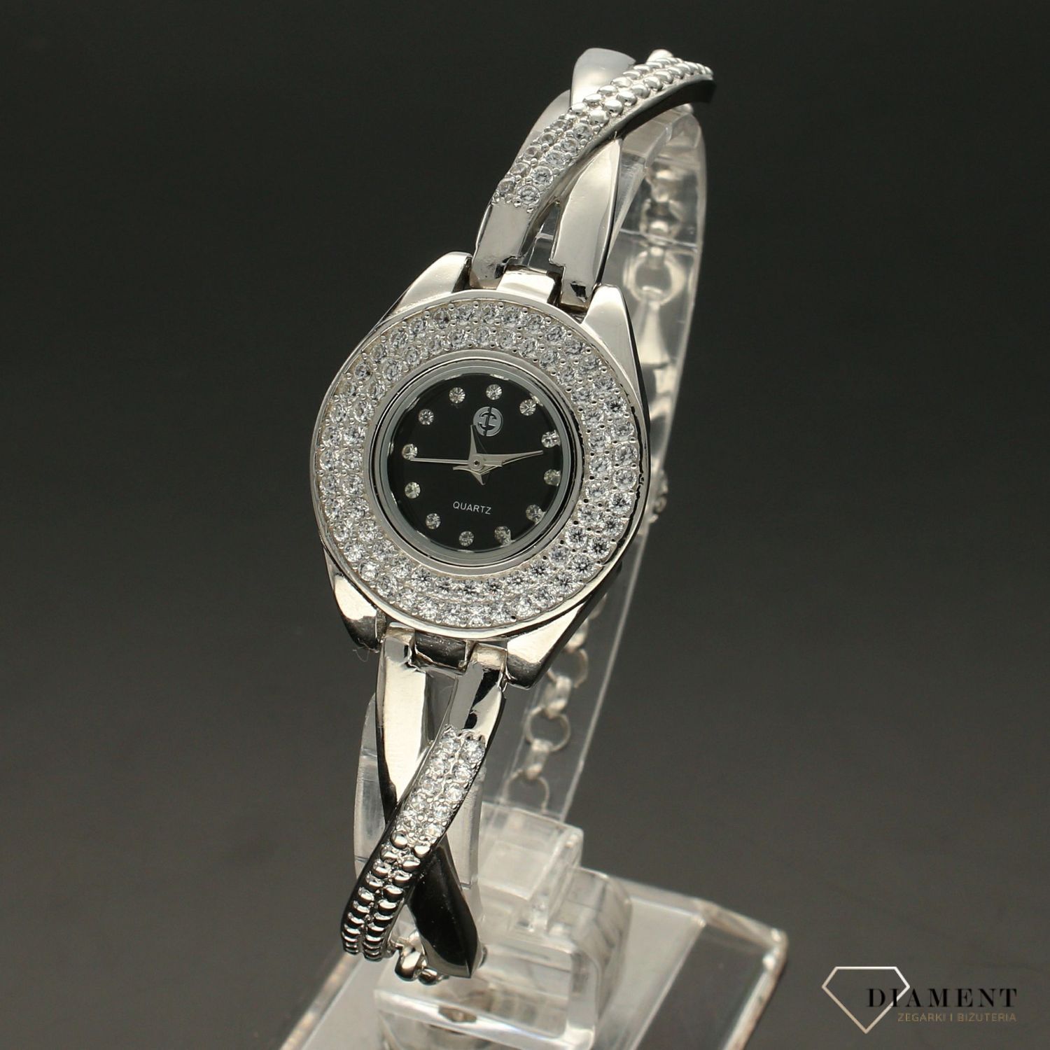 Zegarek srebrny damski 'Elegancja i blask' DIA-ZEG-1348-925 DIA-ZEG-1348-925 (1).jpg