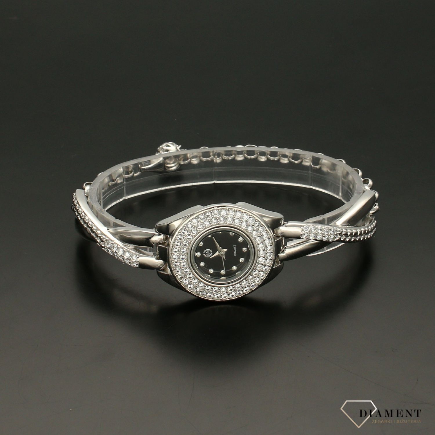 Zegarek srebrny damski 'Elegancja i blask' DIA-ZEG-1348-925 DIA-ZEG-1348-925 (1).jpg